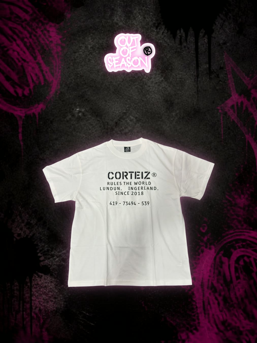 Corteiz Rules The World Tee